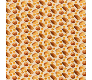 Baumwolle - Brötchen Brot Baguette